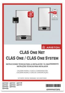 manual instalacion calderas ariston clas one